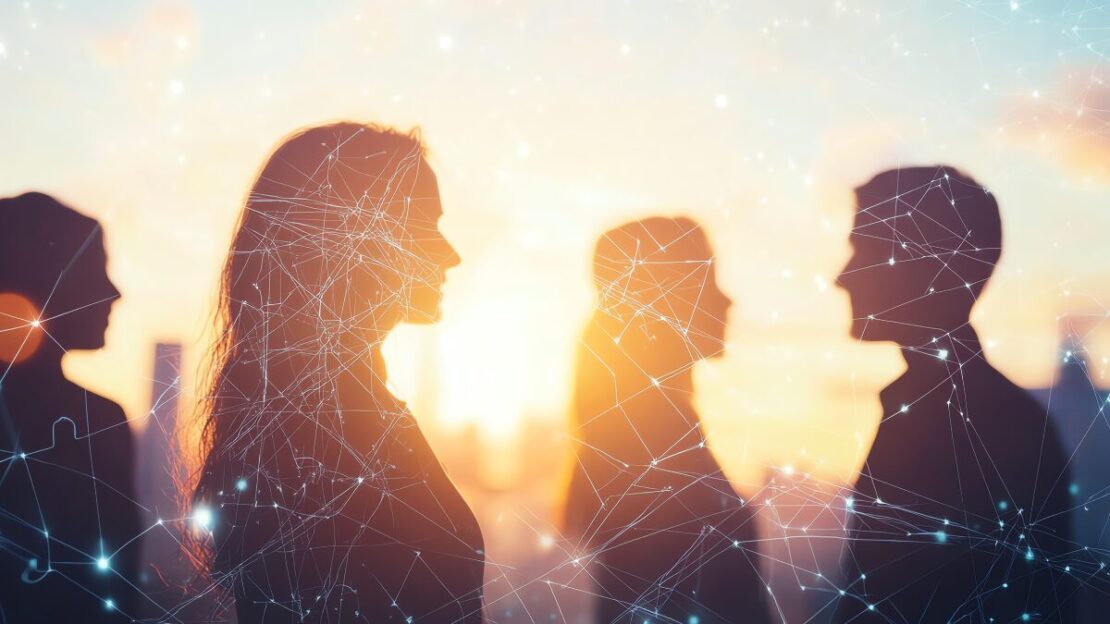 intelligenza umana e artificiale che si incontrano